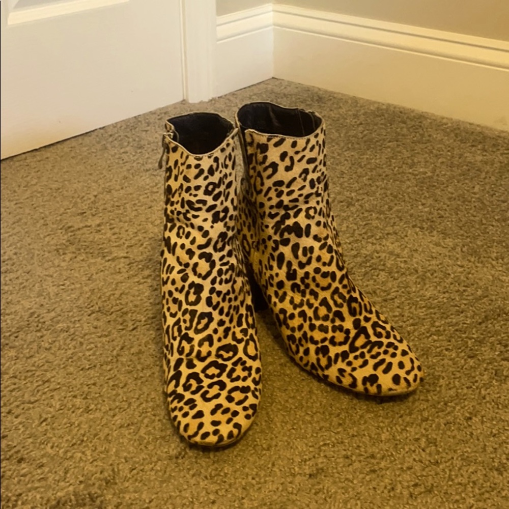 Cheetah Print Boots